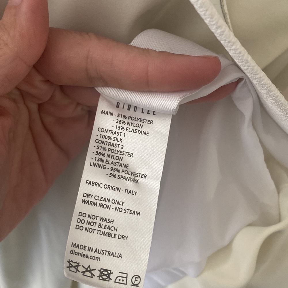 NEW Dion Lee White Belted Orbit Mini Dress - Picture 6 of 9